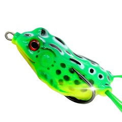 廠家批發路亞打黑雙鈎倒刺遠投雷蛙軟餌漁具餌仿真水面系誘餌魚餌