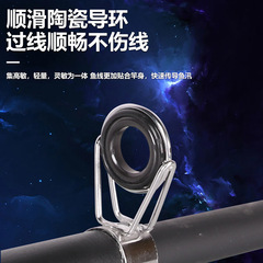 廠家批發超輕超硬海杆 遠投竿柄直柄多功能路亞金屬鏤空海竿魚杆