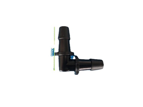 Plastic Elbow PP Right Angle Water Nozzle Bent Pagoda Hose Connector L-type Equal Diameter Union Black Elbow