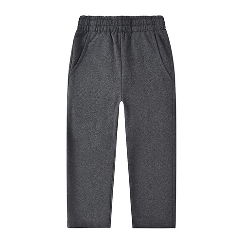 Navy blue children's pants, primary and secondary school students' campus pants, gray sweatpants, spring and autumn children's dark gray trousers, one piece drop shipping