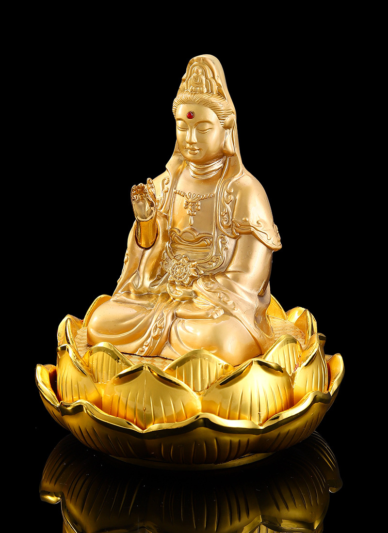 Car ornaments thousand hands Guanyin car accessories perfume center console perfume holder Buddha statue men's car car accessories