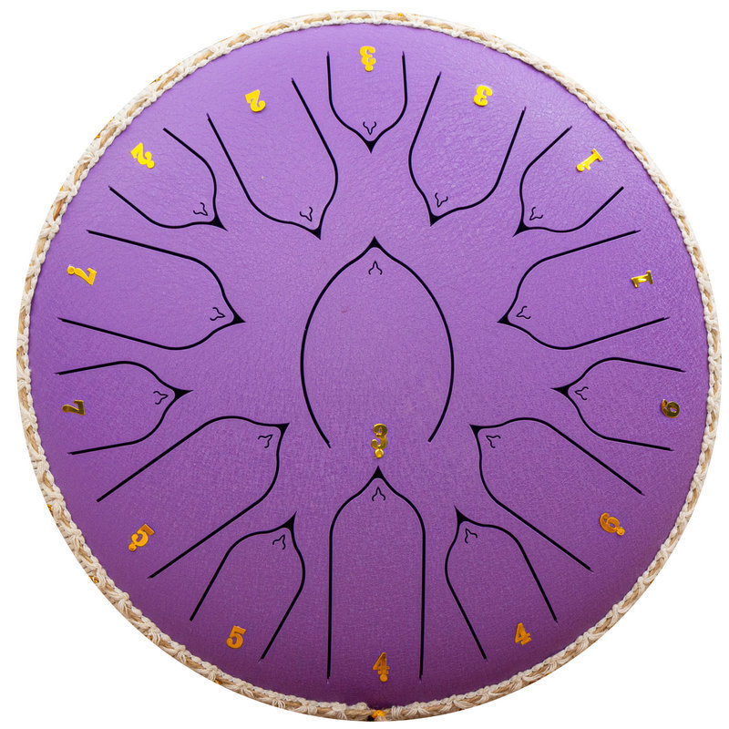 Comercio exterior transfronterizo tambor etéreo 6 / 8 / 10 / 12 pulgadas 15 tonos tambor de niños olvidar tambor de preocupación tambor de disco adulto tambor etéreo