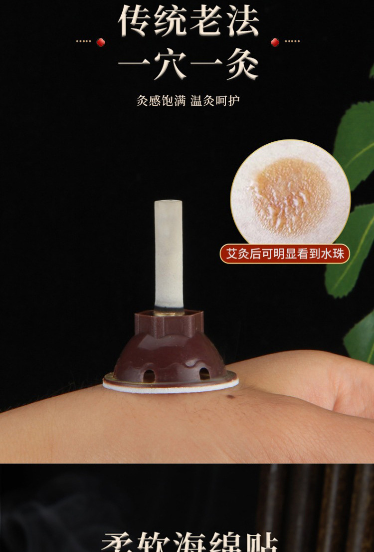 Moxa Stick Patch Ai Ai Tie Warming Moxibustion Patches for Body Care 10 Piece Trial Pack quality and texture