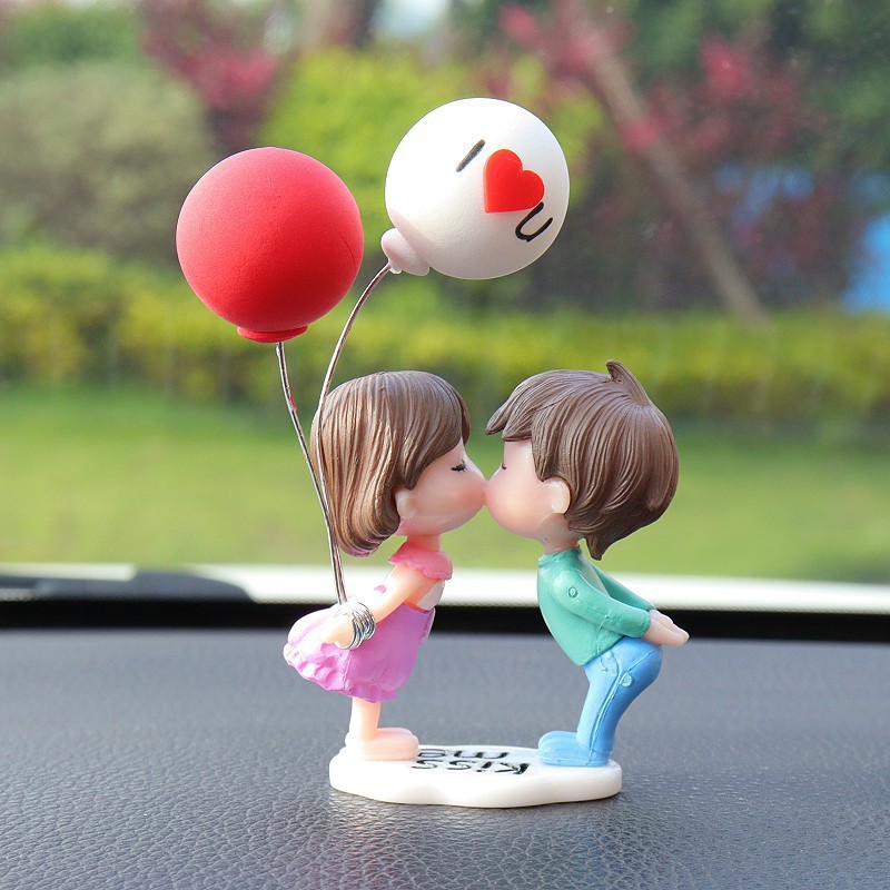 Celebridades de Internet, el mismo estilo, decoración de pareja de coche, joyería interior, decoración de consola central, espejo retrovisor de coche, decoración de pastel de pareja