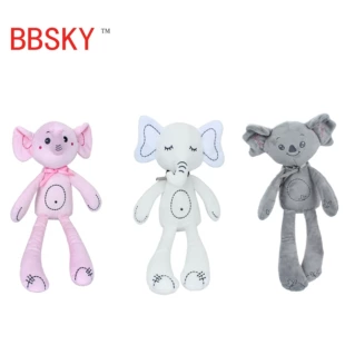 Мягкие игрушки-обнимашки слон и коала на длинных лапах