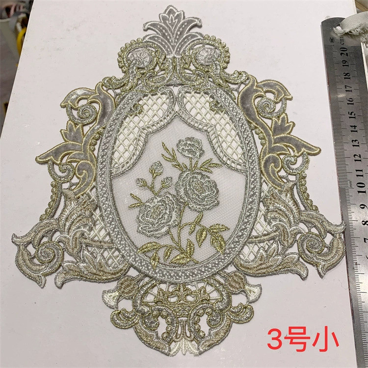 Cloth, sofa, sticker, pillow, decorative flowers, European style, with embroidery