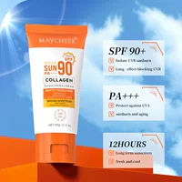 Солнцезащитный крем MAYCHEER SPF90+ летний, анти-UV, для лица, изолирующий, освежающий, нежирный, молочный, экспорт на рынки зарубежных стран