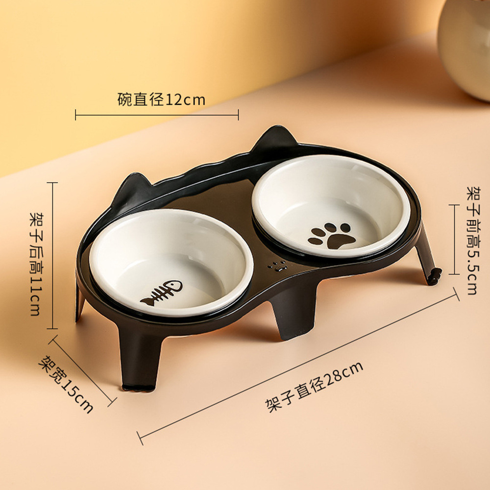 블랙 세라믹 더블 볼 + 높은 선반