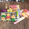 Wooden realistic children's family set, kitchen, fruit toy for cutting, Birthday gift