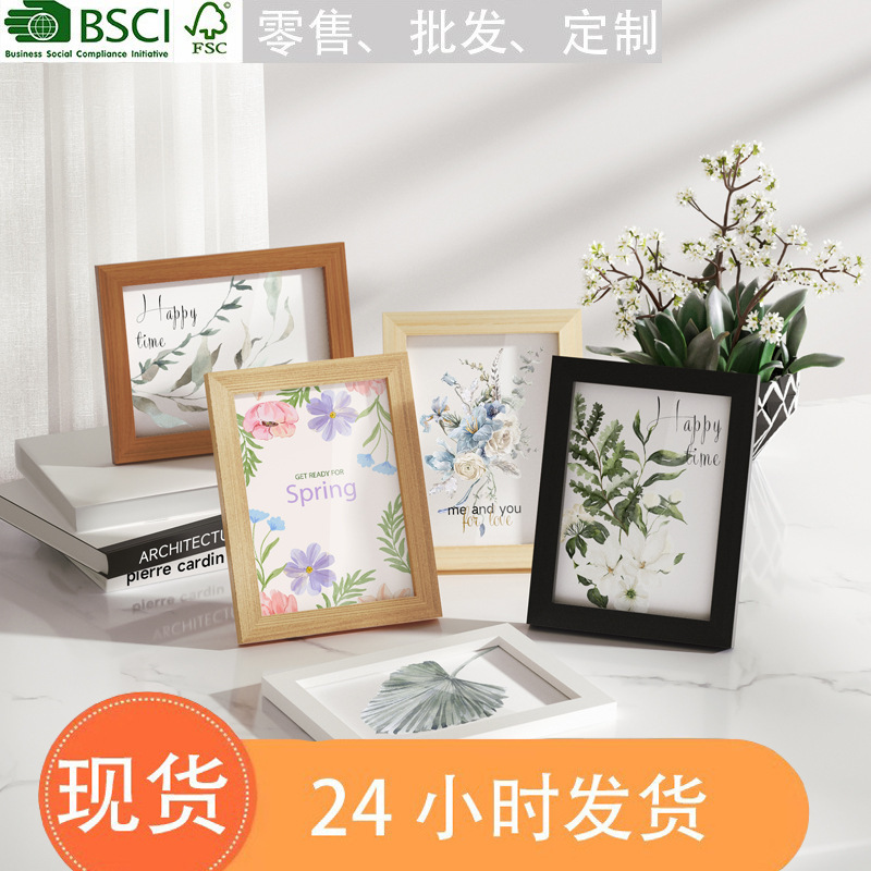 Wooden Photo Frame Wall Hanging 5 Inches 6 Inches 7 Inches 8inch 10inch A4A3 Picture Frame Empty Frame Photo Frame Table Large Size Wholesale Wooden Photo Frame Wall Hanging 5 Inches 6 Inches 7 Inches 8inch 10inch A4A3 Picture Frame Empty Frame Photo Frame Table Large Size Wholesale