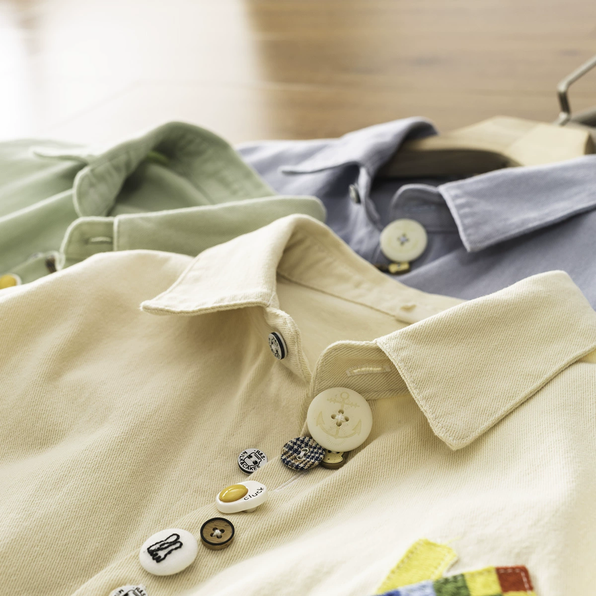 Новый зимний японский стиль Mori Girl винтажный цвет пуговицы дом вышитые шлифовальные утолщенные рубашки с длинным рукавом 36538