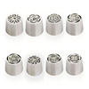 Cross border new pattern Russia Decorating mouth Large Stainless steel Cake Decorating mouth cream injector DIY Baking Tools