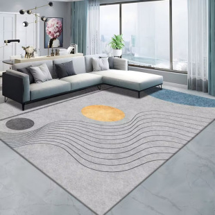 Carpet Living Room Nordic Light Luxury High-End Sofa Coffee Table Blanket Modern Simple Gray Bedroom Home Floor Mat Large Area