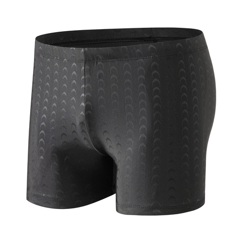 Men's Sharkskin Skin Trunks Swim Shorts, Loose Plus Size Swimwear for Men, Stylish Swim Cap and Swim Suit