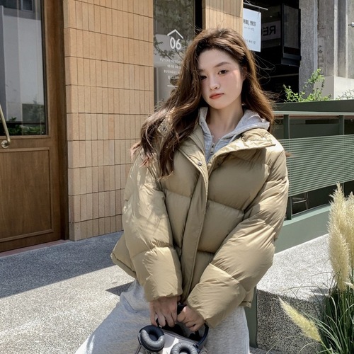 () Korean new style short down jacket for small women thickened white duck down jacket winter AA0109
