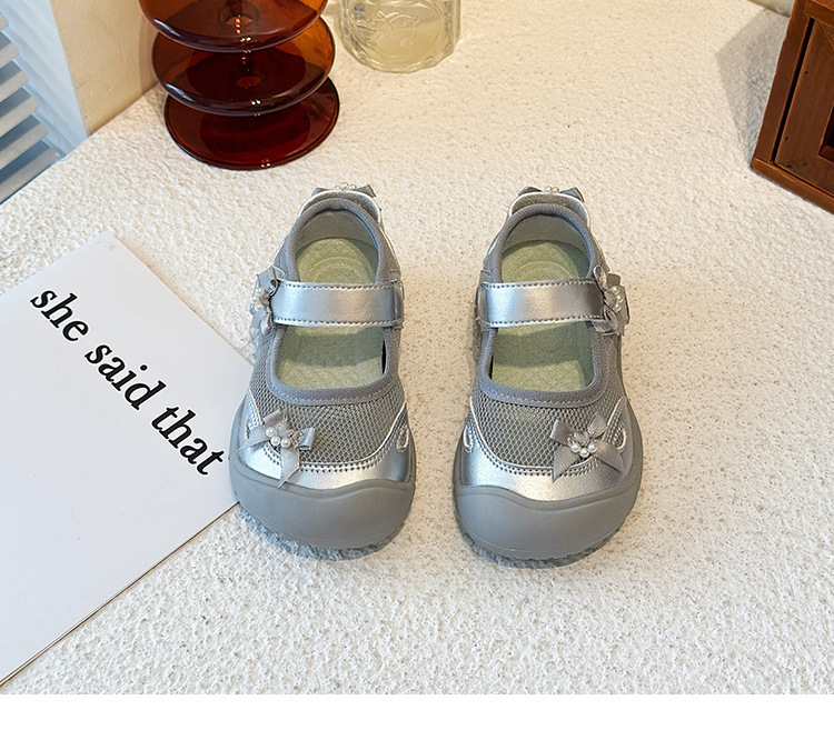 Breathable Mesh Sports Sandals For Girls With Adjustable Strap_voghion.com