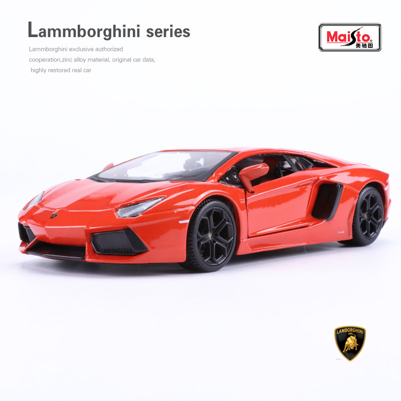 Bimei High 1:24 Rambo Alloy Car Model LP700-4 LP750 Simulation sports car Model Play