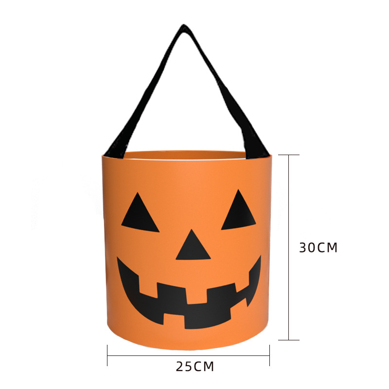 thumbnail image 2 of Bolsa de dulces de Halloween luminosa tridimensional, portátil, con tubo luminoso de calabaza con luz LED, bolsa de dulces de Halloween, 2 of 5