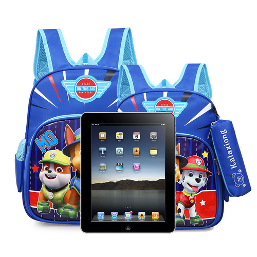 Kindergarten school bag cartoon print Paw Patrol children's school bag kindergarten backpack foreign trade first and second grade backpack