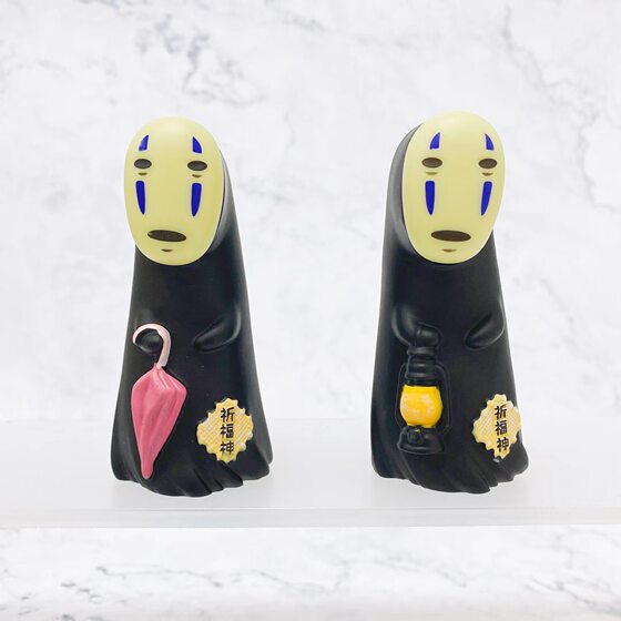 Chihiro and Chihiro Hand-made Guardian Faceless Doll Halloween Mask Car Cake Ornaments Blind Box Hand-made Model