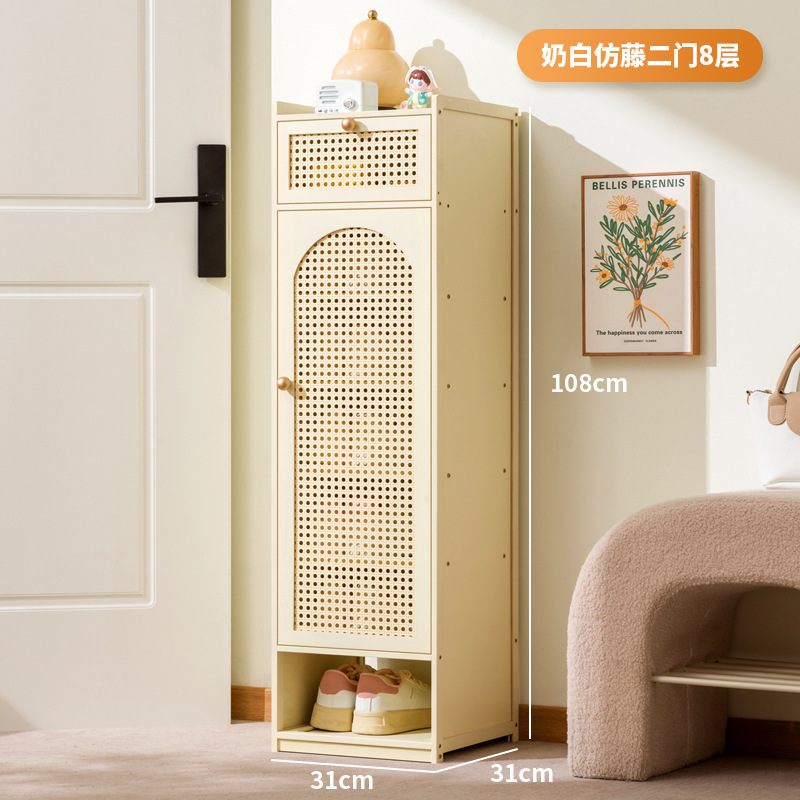 鞋柜家用门口2025新款分层隔板小窄入户门收纳柜出租屋经济型鞋架|undefined