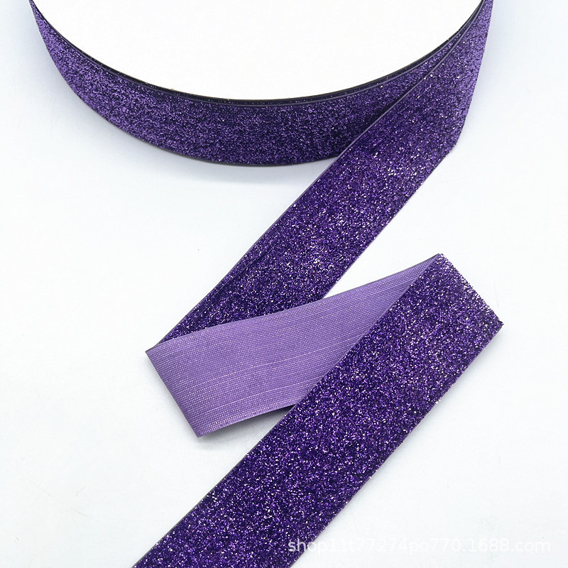 2.7 Métro / paquete de terciopelo de 38 mm boda hecha a mano cinta embalaje de regalo arco DIY decoración de fiesta Santa