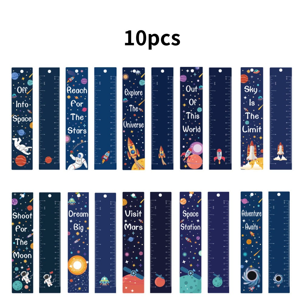 В наличии мультфильм Вселенная космическая тема Закладка прогресс обучения Марк Бумага Закладка линейка кулон Закладка
