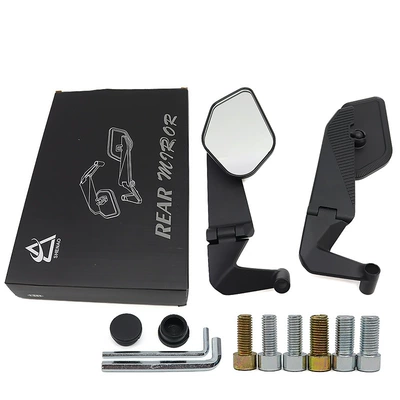 Rearview Mirror Foldable Universal: Motorcycle rearview mirror