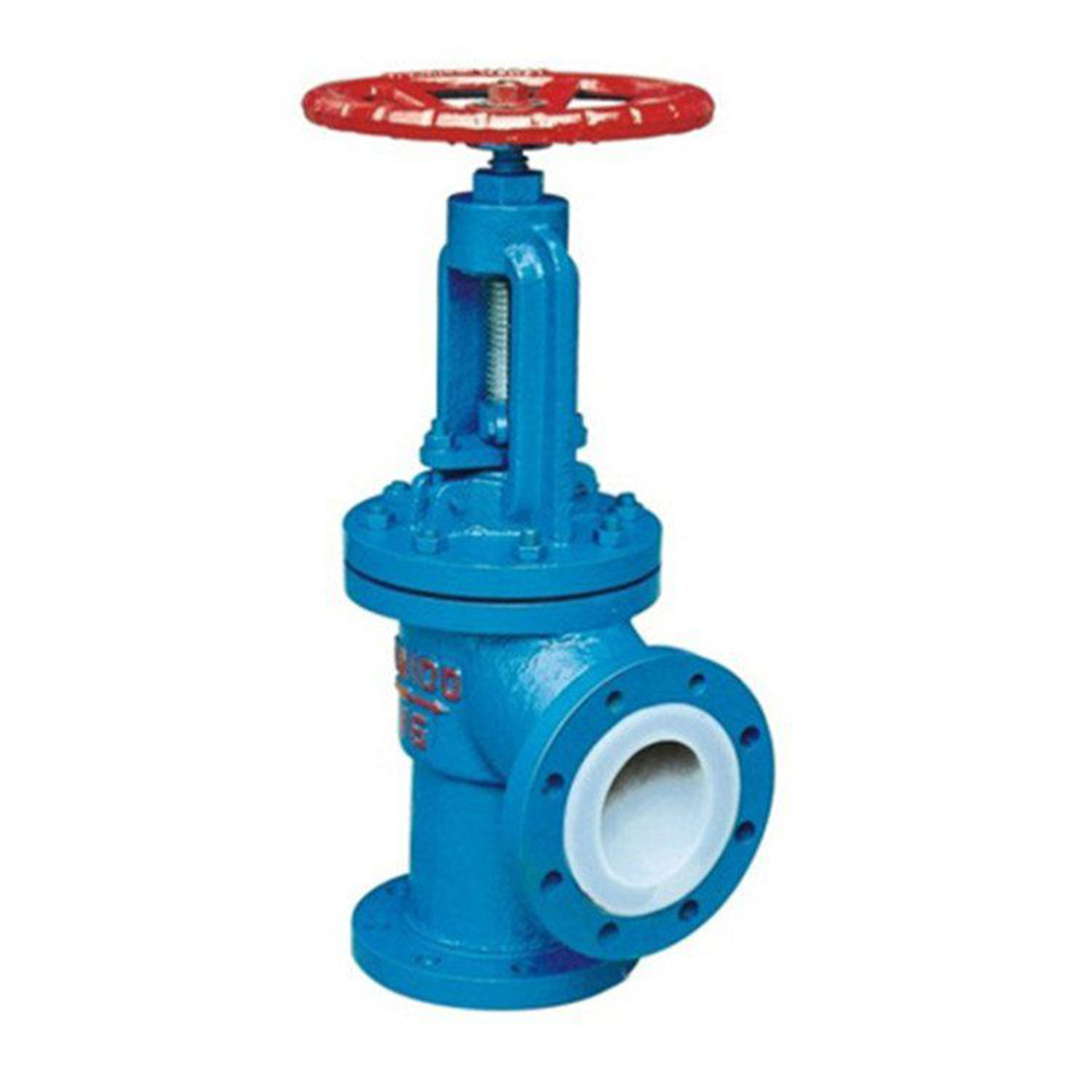 J44F46衬氟角式截止阀