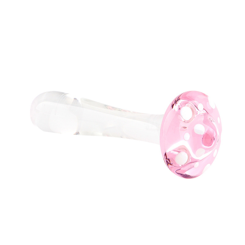 Glass Fruit-Shaped Dildo Anal Plug, Green Crystal Cucumber Design, Adult Use — detail image 15