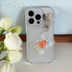 打包小丑魚》 夏日清新金魚少女心手機鏈韓國海底生物鑰匙扣ins風