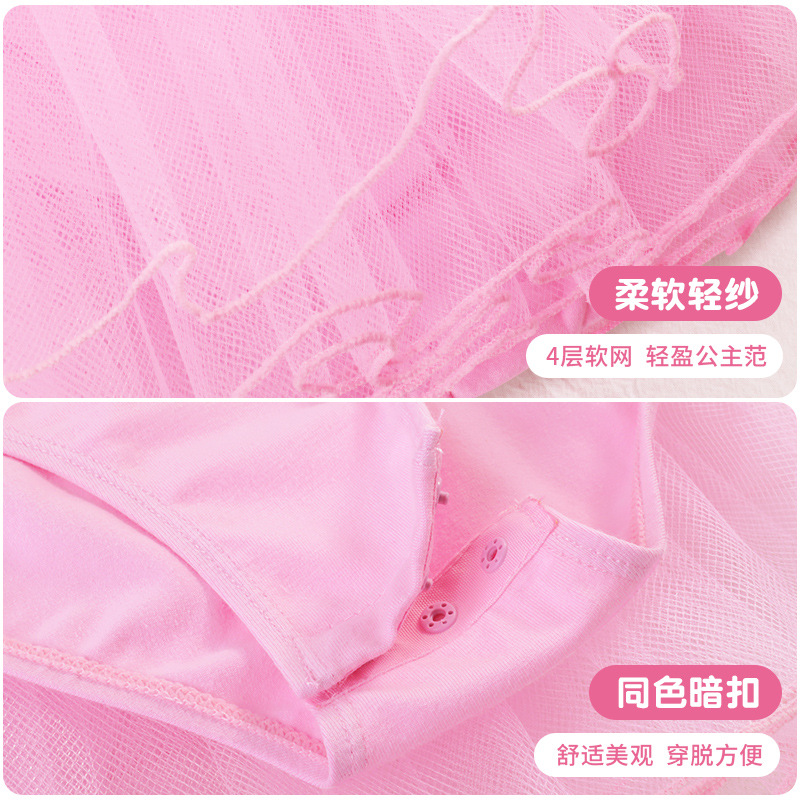 Ropa de rendimiento de disfraces de baile para niños ropa de práctica de mariposa de manga corta de verano para niñas princesa vestido de gasa de estilo coreano