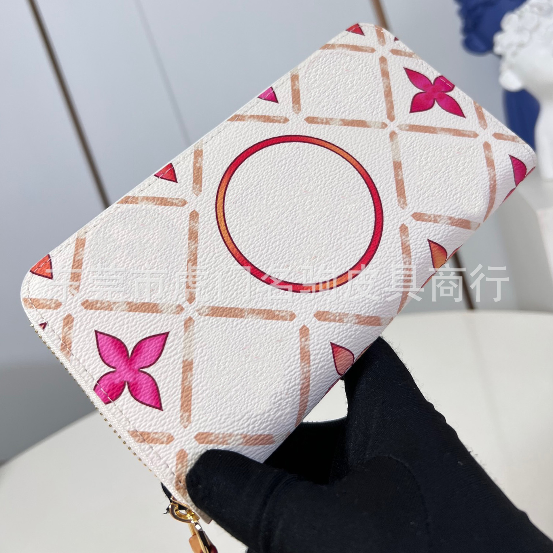 universal long wallet for men and women with zipper