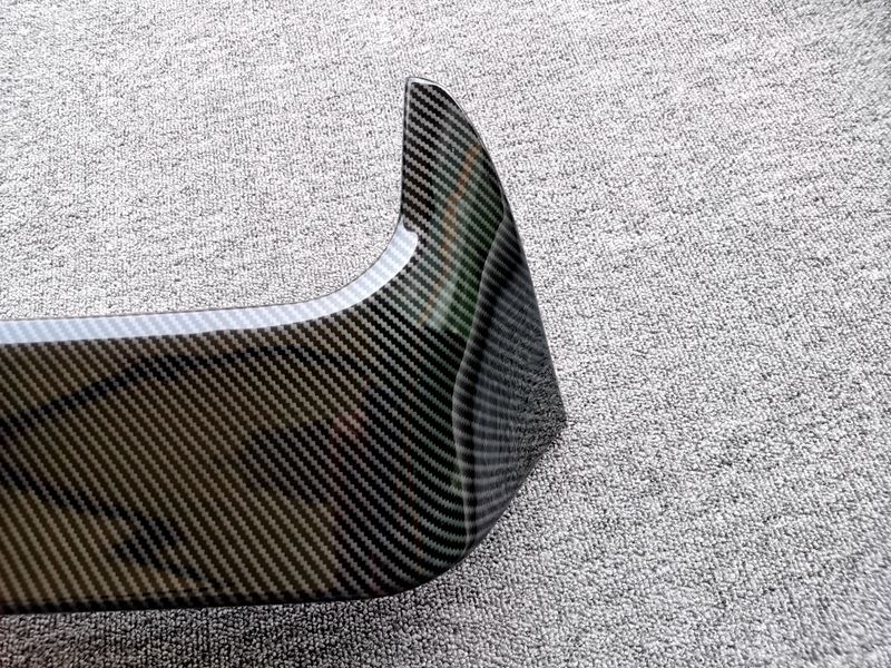 Suitable for 2011-2018 Volkswagen Polo Rear Wing Polo Modified Oding Carbon Fiber Pattern Top Wing Spoiler