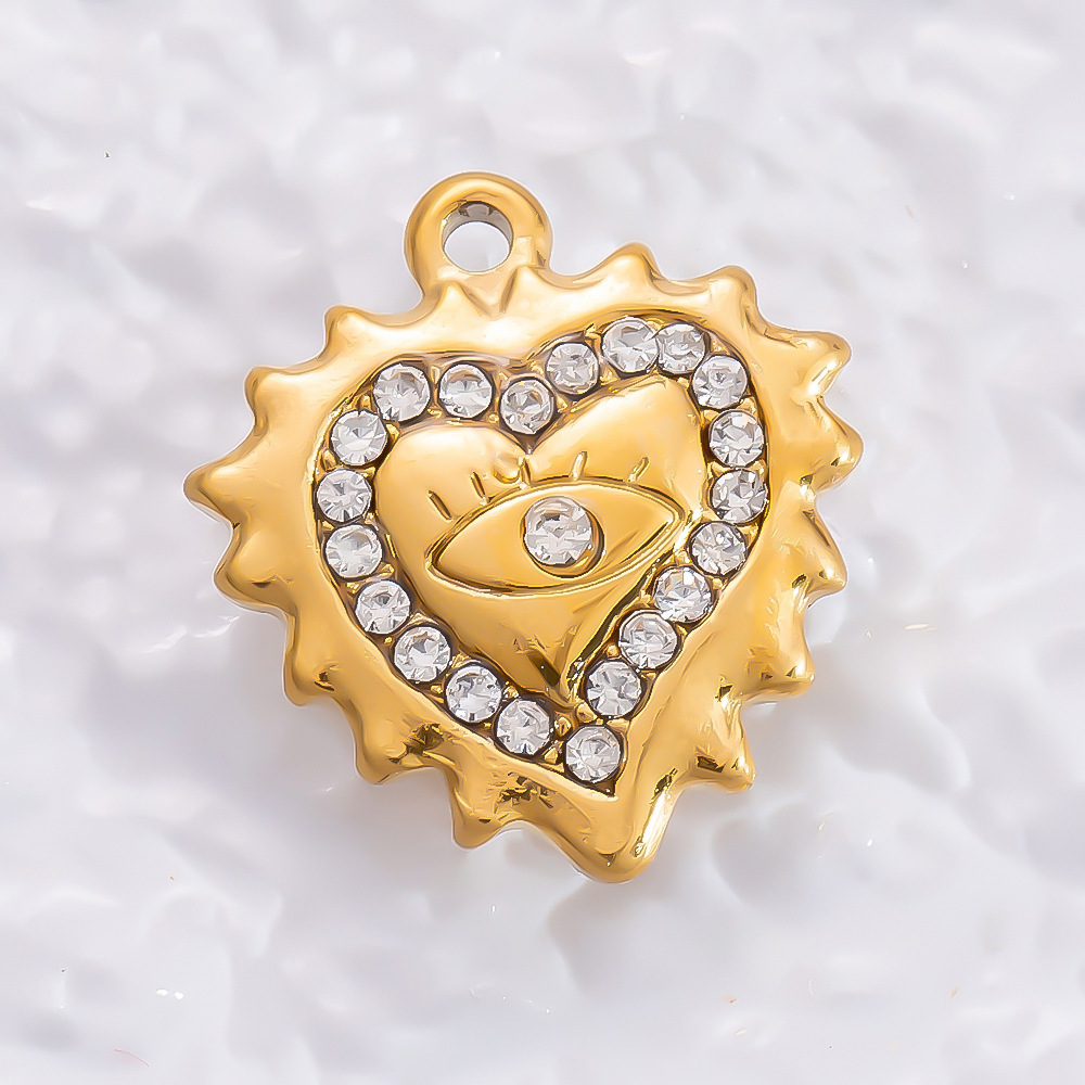 6g Weight 0.03µm-0.05µm Gold Plating Thickness PVD Coated Gold Plating Process Pendant Jewelry Making Type 18.11*16.83mm Jewelry Making Size 18K Real Gold Plated Plating Material Rhinestones Inlay Material 1 Piece Quantity 304 Stainless Steel Material Moon, Tree, Heart Shape Pattern IG Style Style Waterproof Non Tarnish, Inlay Craft 1 Piece 18.11*16.83mm 304 Stainless Steel Zircon PVD Coated Real Gold Plated Moon Tree Heart Shape Polished Pendant DIY Jewelry Accessories 12