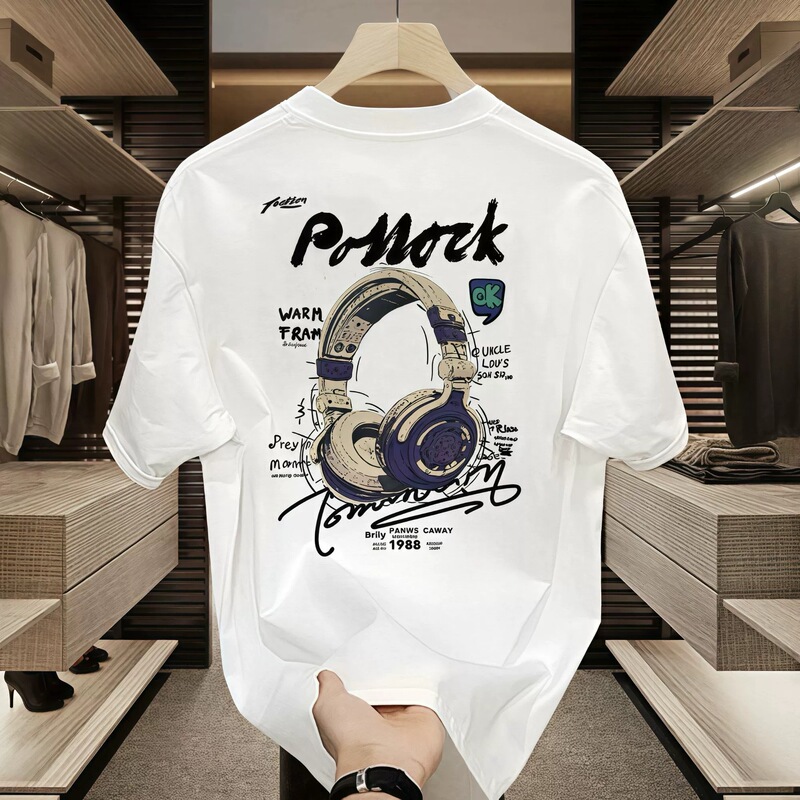 Summer 100% Pure Cotton Short-Sleeved T-Shirts for Men and Women, Casual Loose Sports Tops, Trendy Brand Versatile T-Shirts Summer 100% Pure Cotton Short-Sleeved T-Shirts for Men and Women, Casual Loose Sports Tops, Trendy Brand Versatile T-Shirts