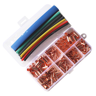 Copper wire connection pipe GT small copper tube cold-pressed terminal copper wire nose copper wire ear fast wire speed connector