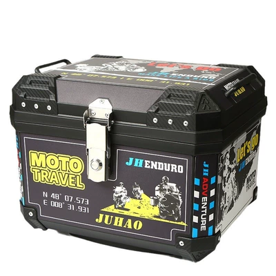 Motorcycle trunk — Scooter Trunk, Waterproof Universal