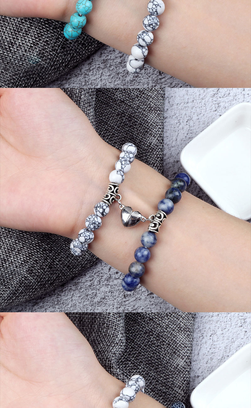 Kreativer Magnet zieht Liebespaar-Armbänder für Männer und Frauen an Besties Nischendesign Handseil_voghion.com