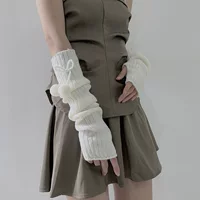 Asculture Y2k Millennium Spice Girl с открытыми пальцами рукава cos киберспорт девушка танцует джди джк аксессуар трикотажные длинные перчатки