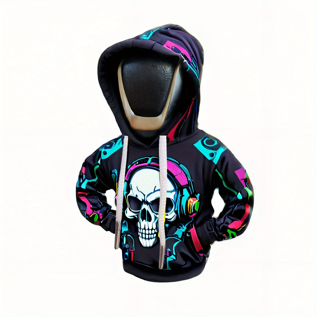 Source Factory Car Gear Shift Lever Hooded Skull Interior Decoration Accessories Gear Dust Cover Shift Lever Car Accessory