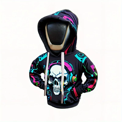 Dust Cover Shift Lever Car — Sürətlər qutusu və əl tormozu başlıqları - red-headphones-skull