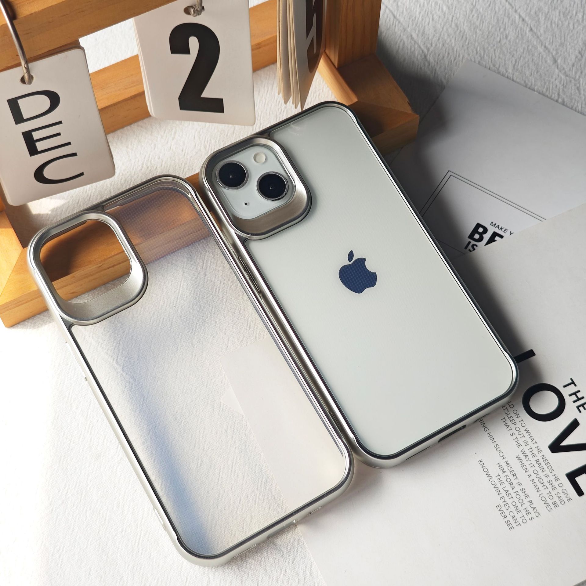 电镀防摔幻影手机壳适用苹果16/15/14iphoneXR/MAX手机壳工厂素材