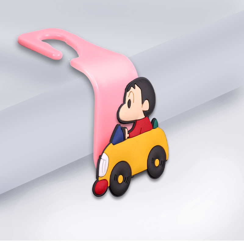 Meiyesi suministros de decoración de automóviles silla trasera gancho de coche celebridad de Internet hermoso gancho de dibujos animados suministros de la serie de almacenamiento