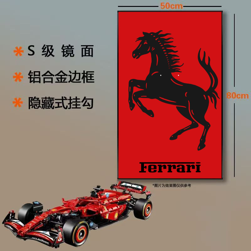 厚さ3.5CMの最新製品は、レゴ壁掛けビルディングブロックディスプレイフォトフレーム、メルセデスベンツAMGポルシェ吊り下げ額縁と互換性があります。