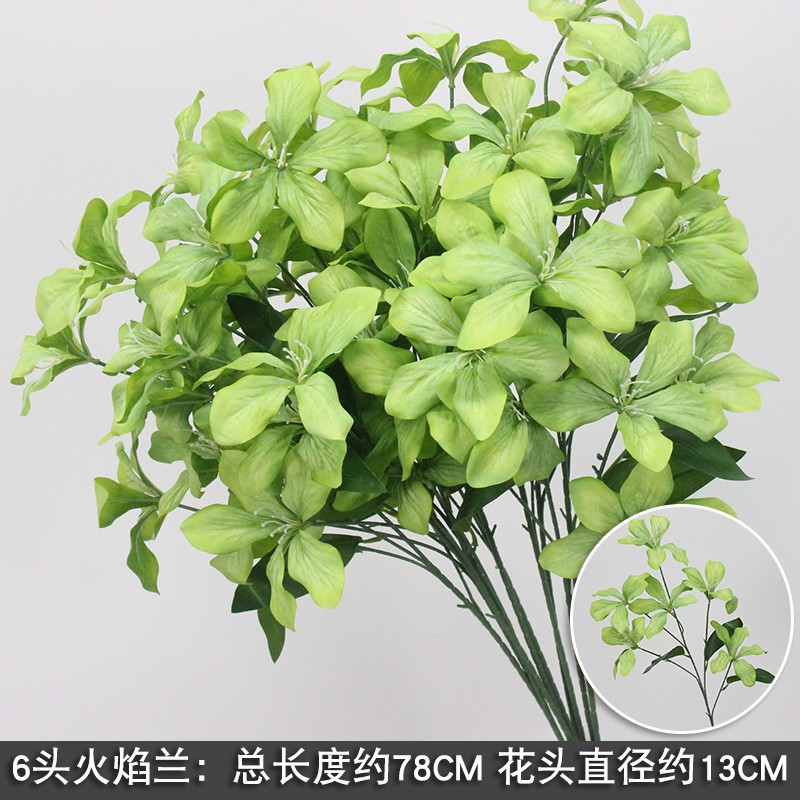 2025 nueva imitación de plantas verdes de flores de hierba de hierba decoración de fondo de boda flores verdes colgantes flor de bodas