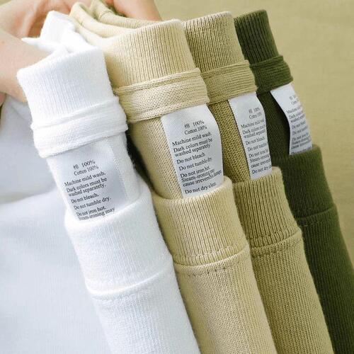 Good Quality Heavyweight 320G Cotton Crew Neck Short Sleeve T-Shirt for Women Loose Pure Color Casual Basic Top for Men