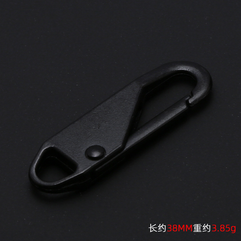 取り外し可能なスプリングジッパープル衣類金属プルタブスクールバッグバッグジッパープルアクセサリー卸売|undefined