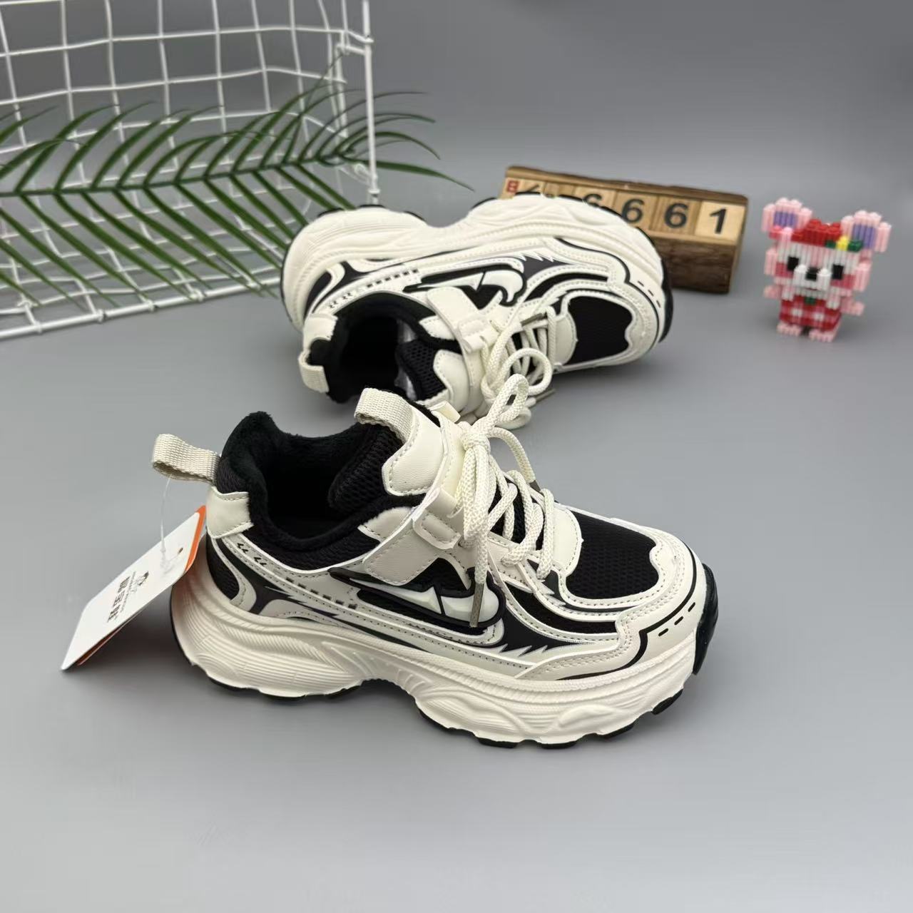 儿童青少年老爹鞋加绒二棉鞋中大童时尚休闲童鞋2025冬季新款轻底