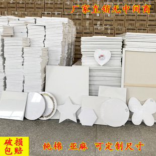Oil Painting Frame Wholesale Painting Board Linen Canvas Frame Gouache Acrylic Paint Canvas Frame DIY Painting Cloth Frame
